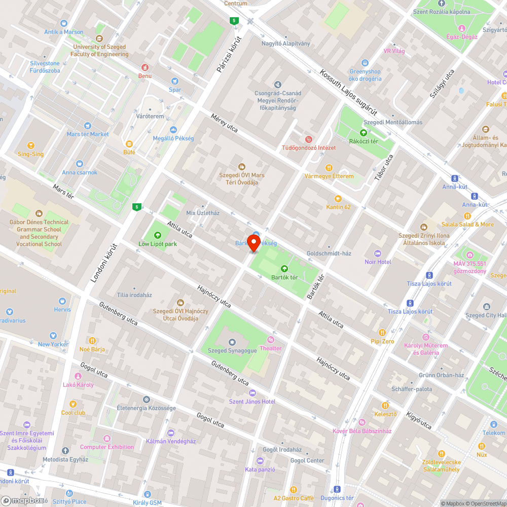 Kátyúsodó úttest bejelentés helye