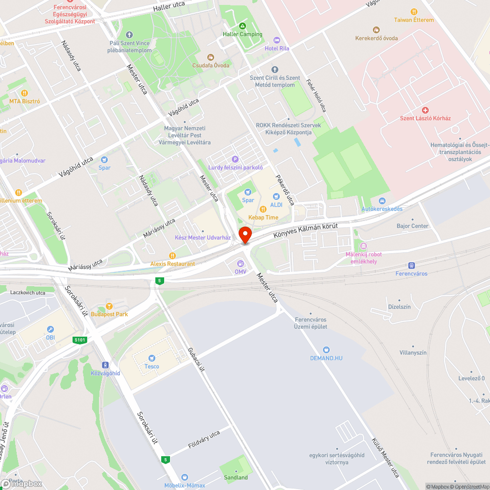 Szemetes megálló, kicsi kuka bejelentés helye