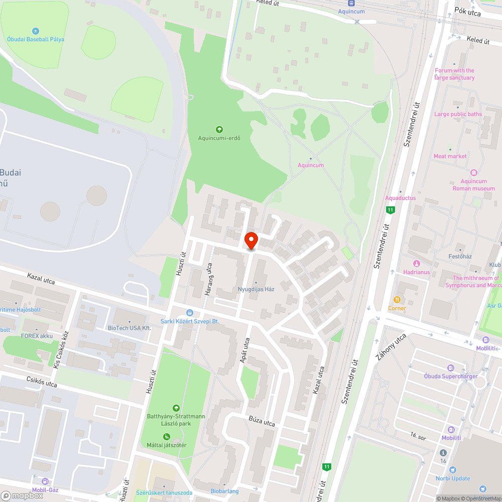 Budapest Harang utca bejelentés helye