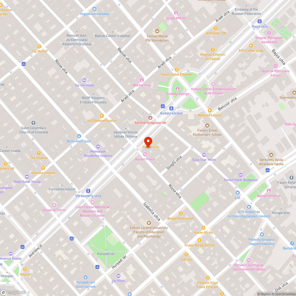 Hiányzó szemetes az Andrássy úton bejelentés helye