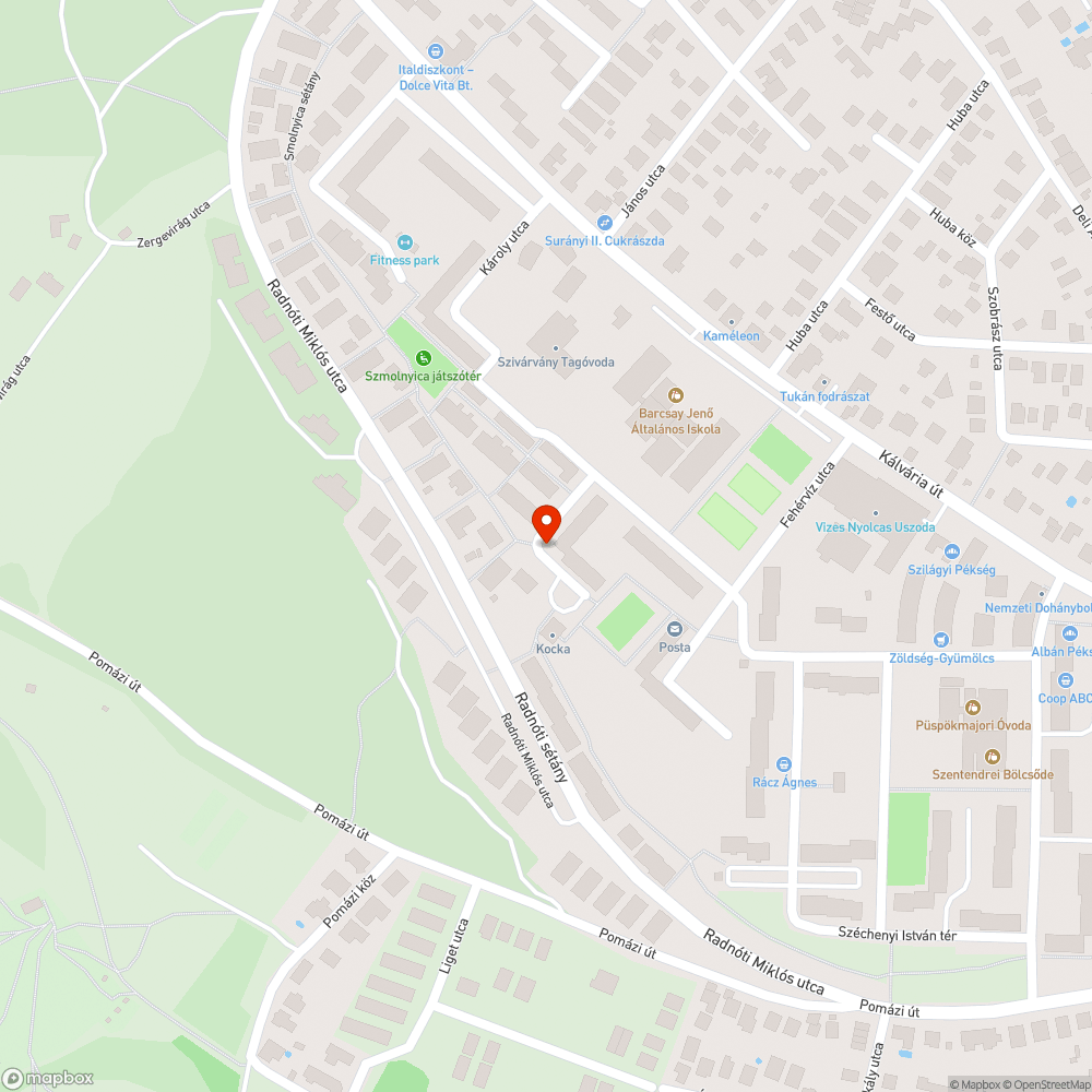 Kitört kapu bejelentés helye