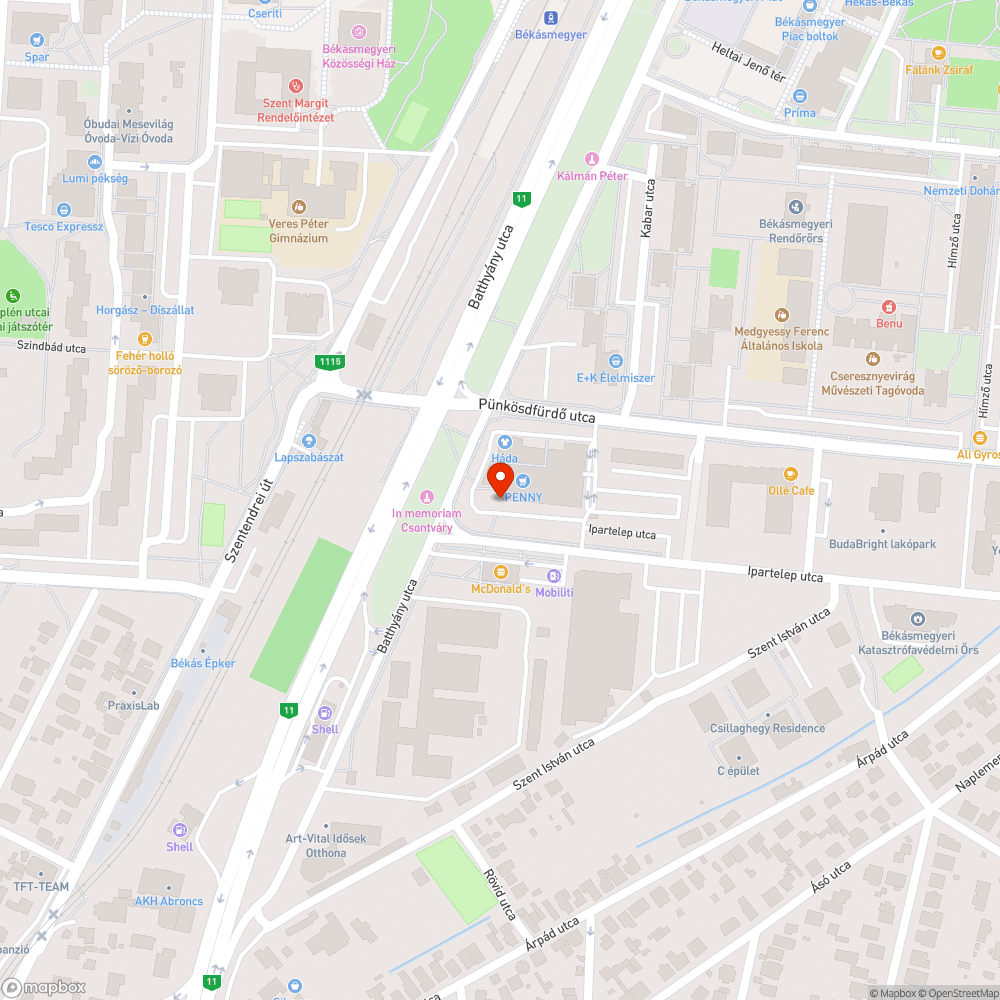 Ferde poller bejelentés helye