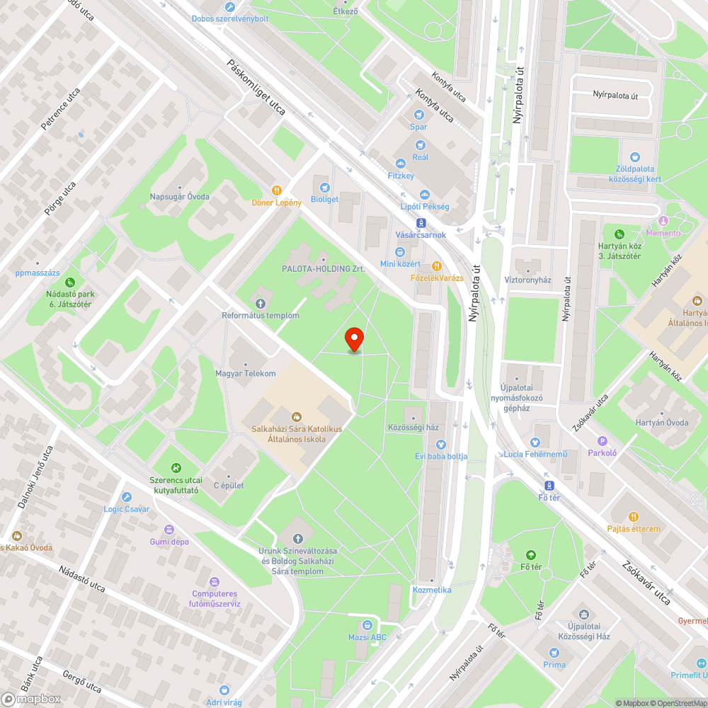 Hiányzó ajtó bejelentés helye