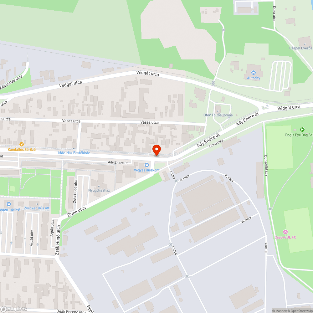 Ottmaradt csatornafedél bejelentés helye