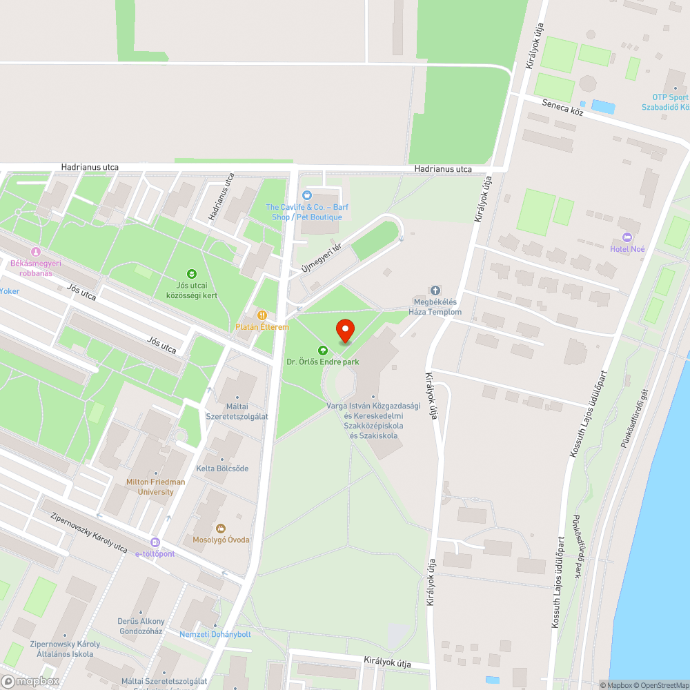 Tűzcsap trio bejelentés helye