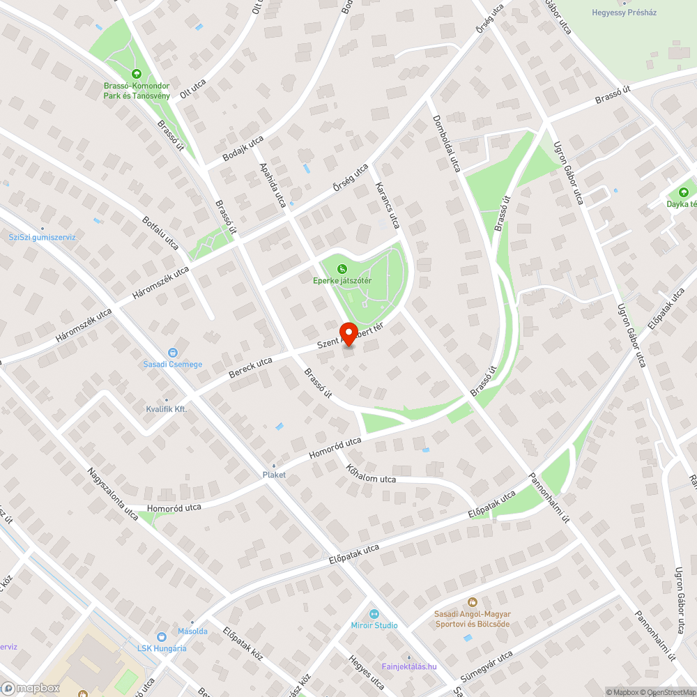 Botlásveszély a járdán bejelentés helye