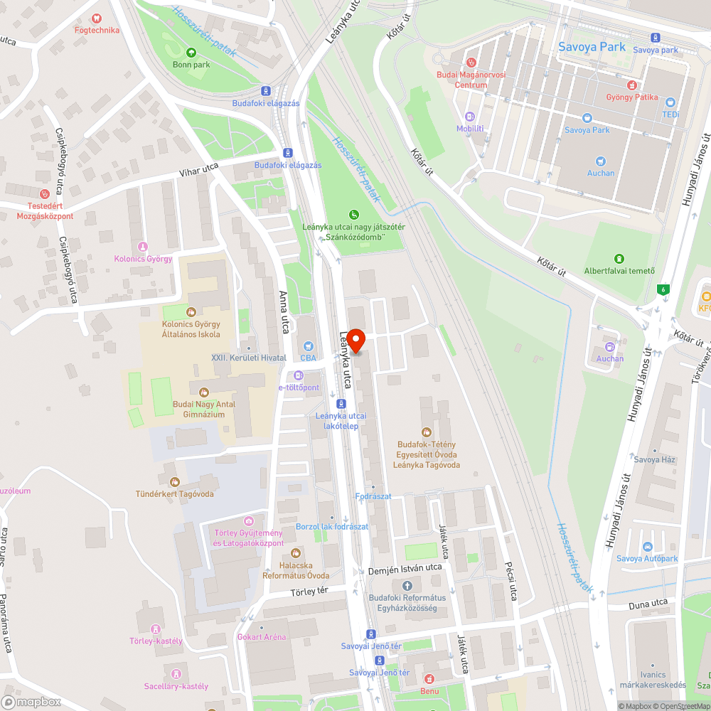 Hiányzó utcanévtábla bejelentés helye