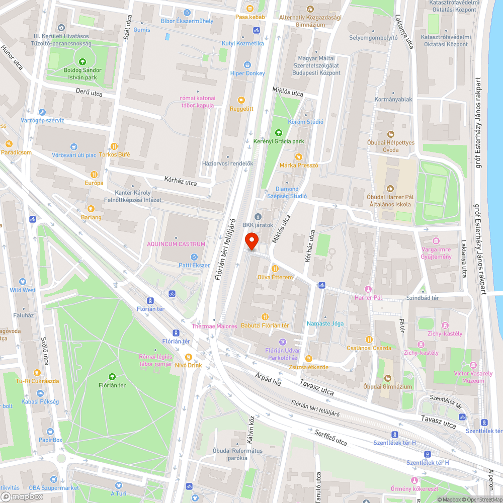 Lezárt útvonal bejelentés helye