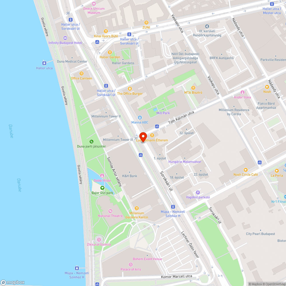 Beszakadni készülő betontömbök bejelentés helye