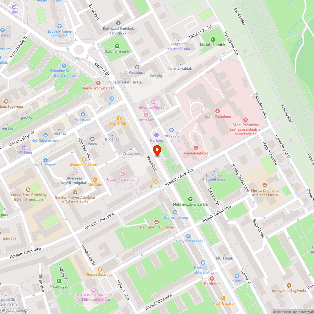 nyitott oszlopajtó bejelentés helye