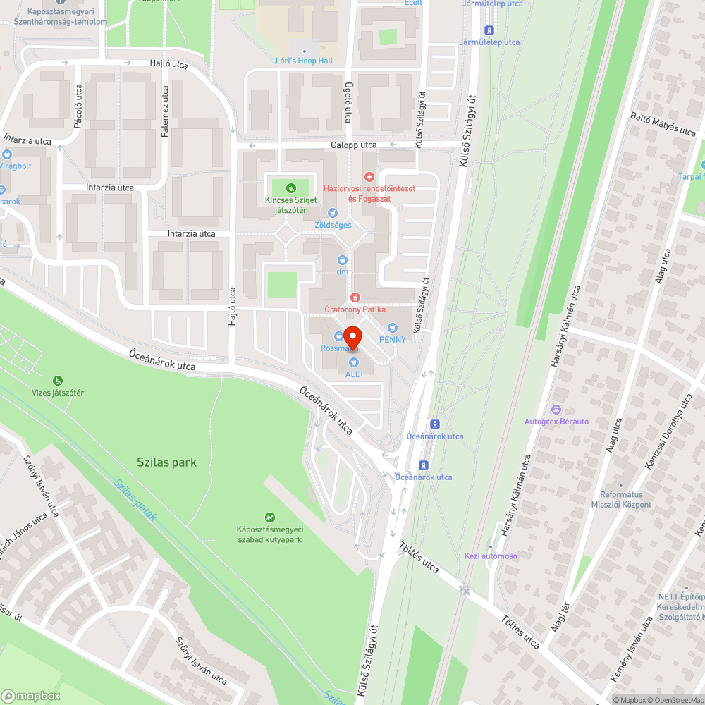 Elhagyott jármű bejelentés helye