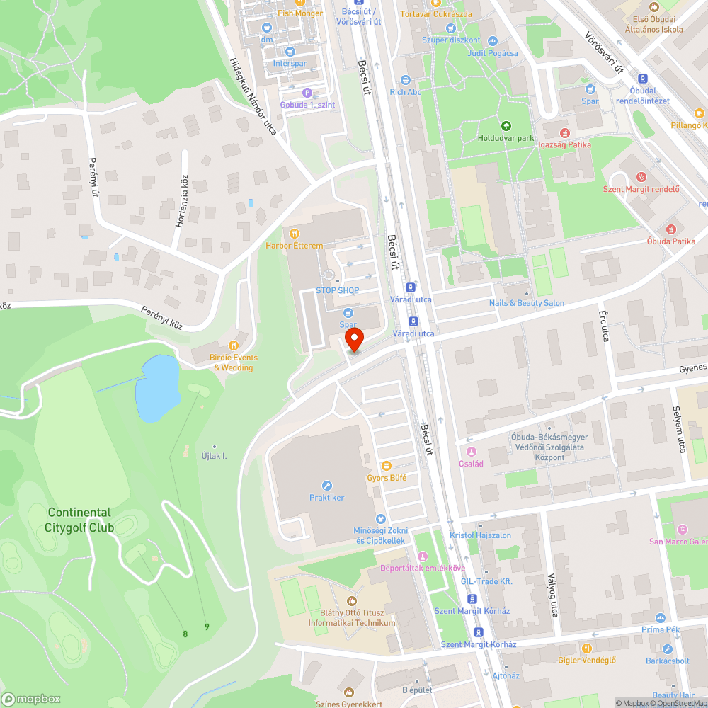 Megdőlt oszlop bejelentés helye