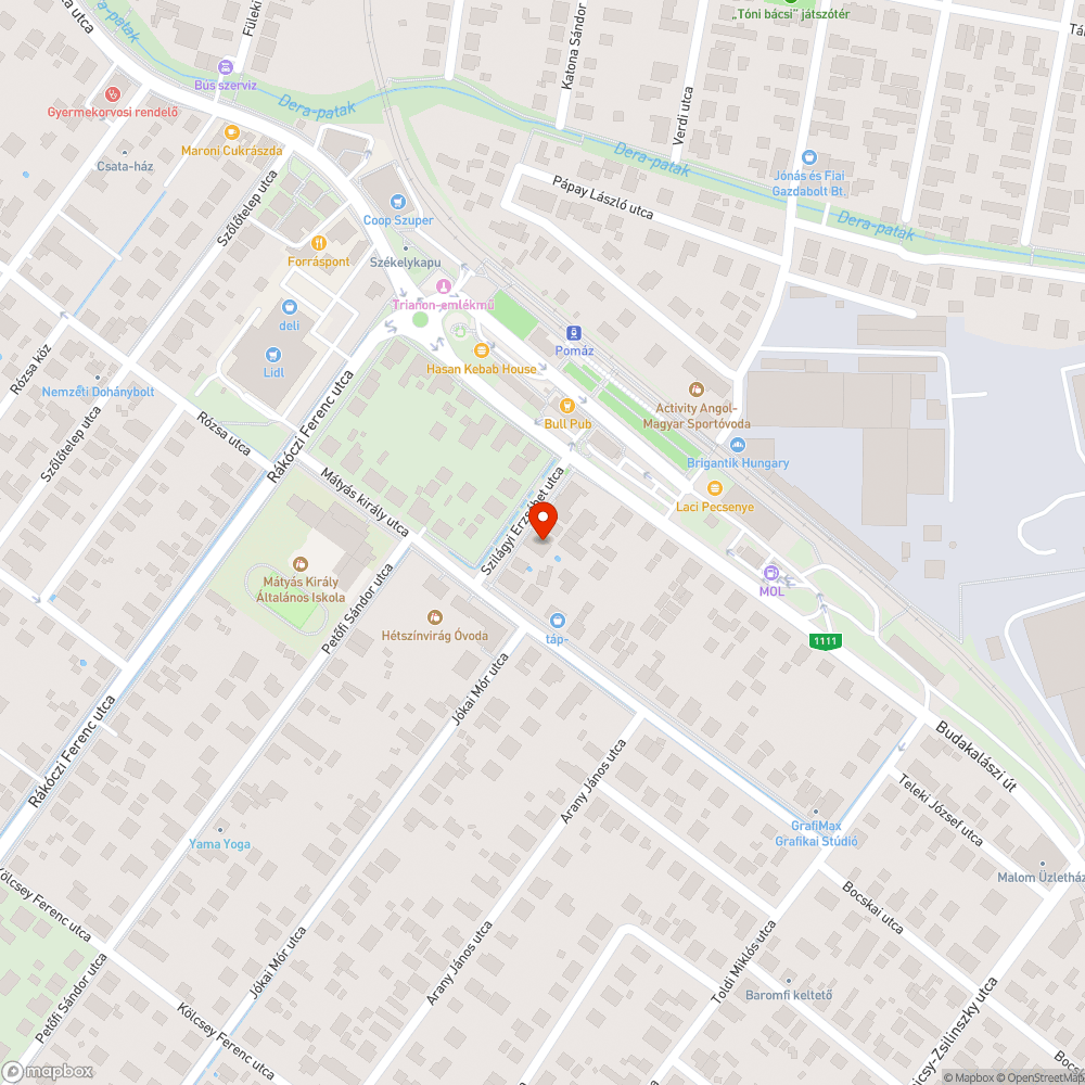 Két kátyú egymás mellett bejelentés helye