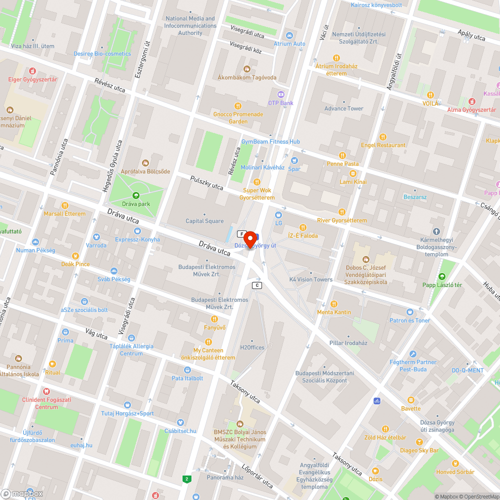 Graffiti bejelentés helye