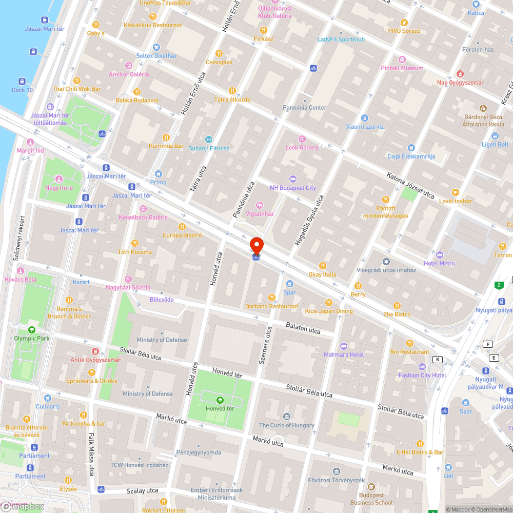 Miért a járdán? bejelentés helye