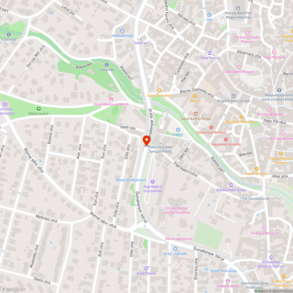 Baleseti gócpont bejelentés helye