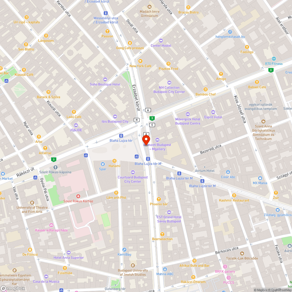 Összefirkált támaszkodó bejelentés helye