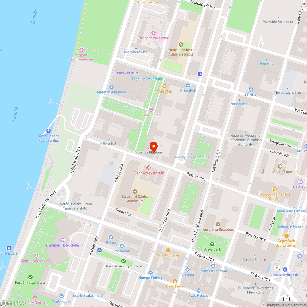 Hiányzó fa és díszburkolat bejelentés helye