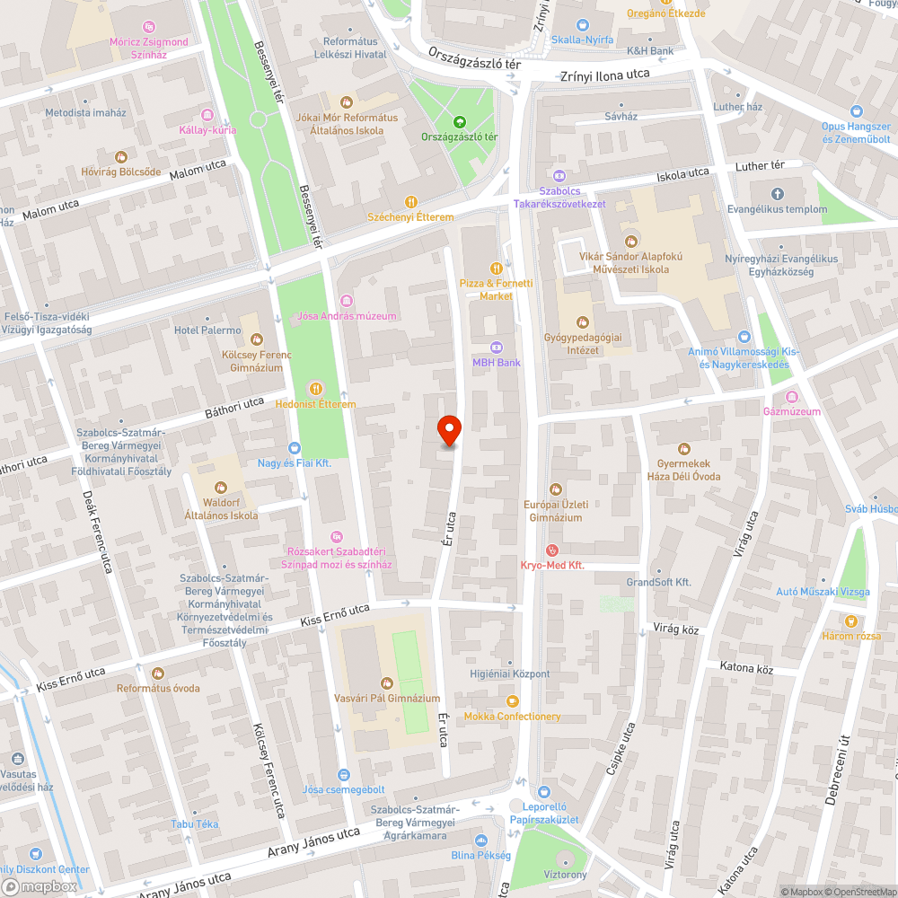 Megsüllyedt csatorna rács és kátyú bejelentés helye