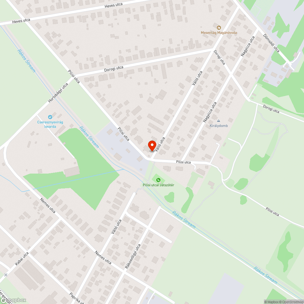 Kidőlt fa bejelentés helye