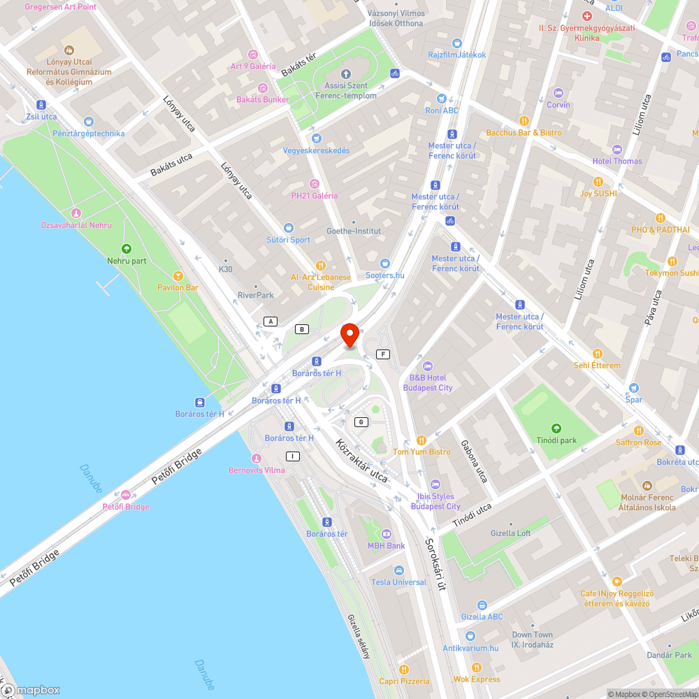 Kiégett lámpa bejelentés helye