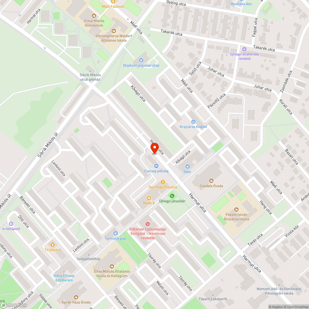 Eltömődő folyóka bejelentés helye