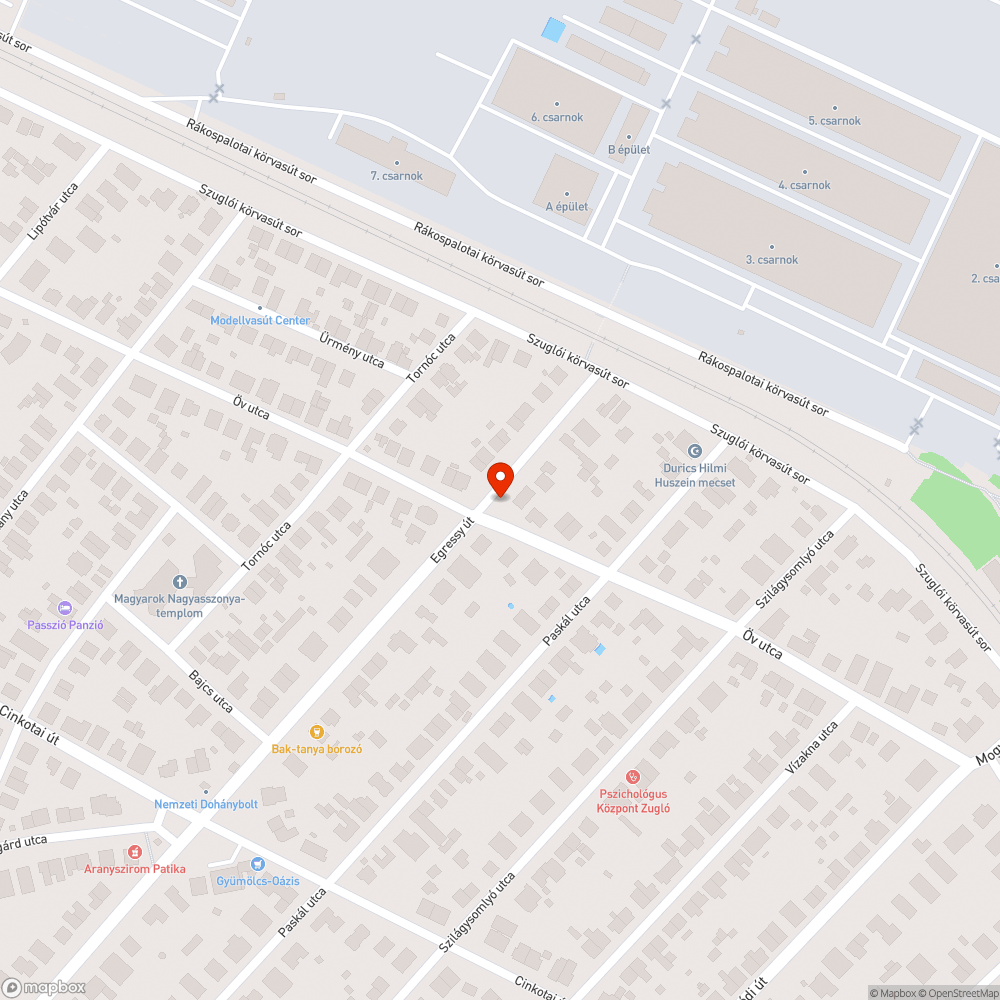 Kátyú a megállóban bejelentés helye