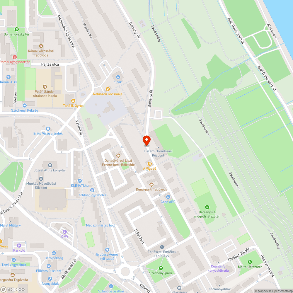 kidöntött szemetes bejelentés helye