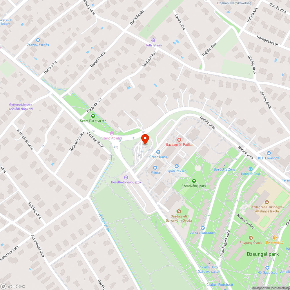 Gazdagréti tér bejelentés helye