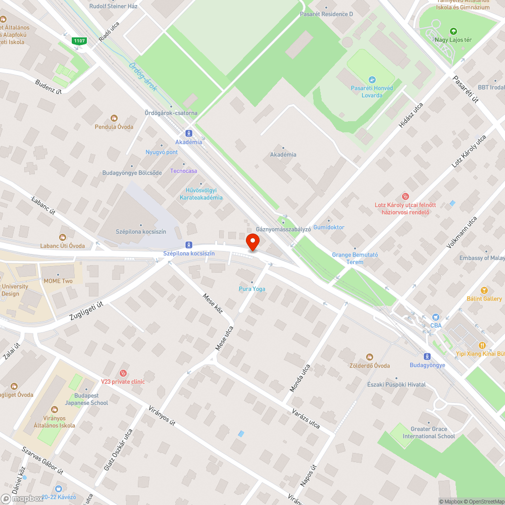 Sérült fényterelő bejelentés helye