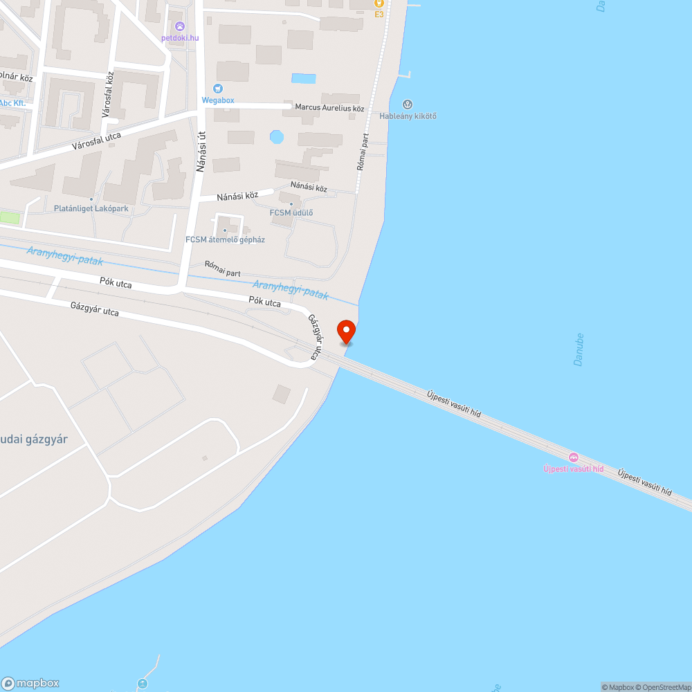 Felhajlott acél elem a dilatációs hézagnál bejelentés helye