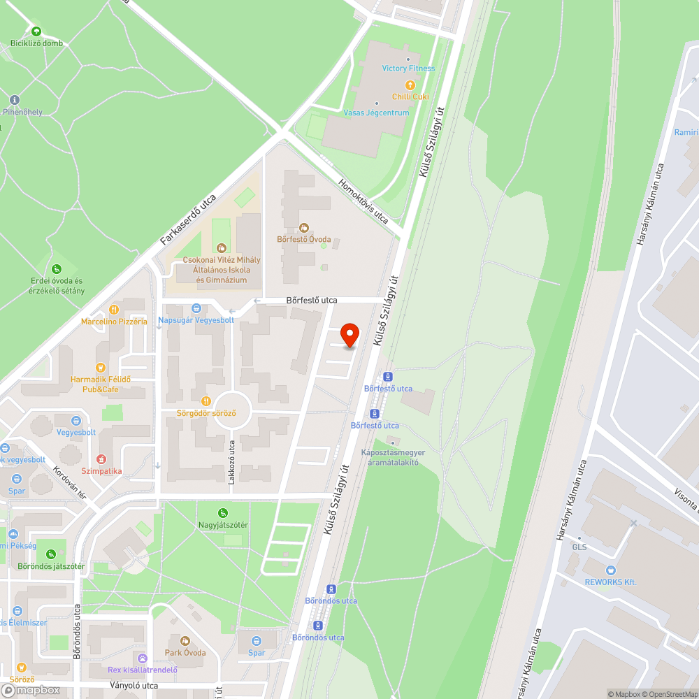 Elhagyott Alfa bejelentés helye