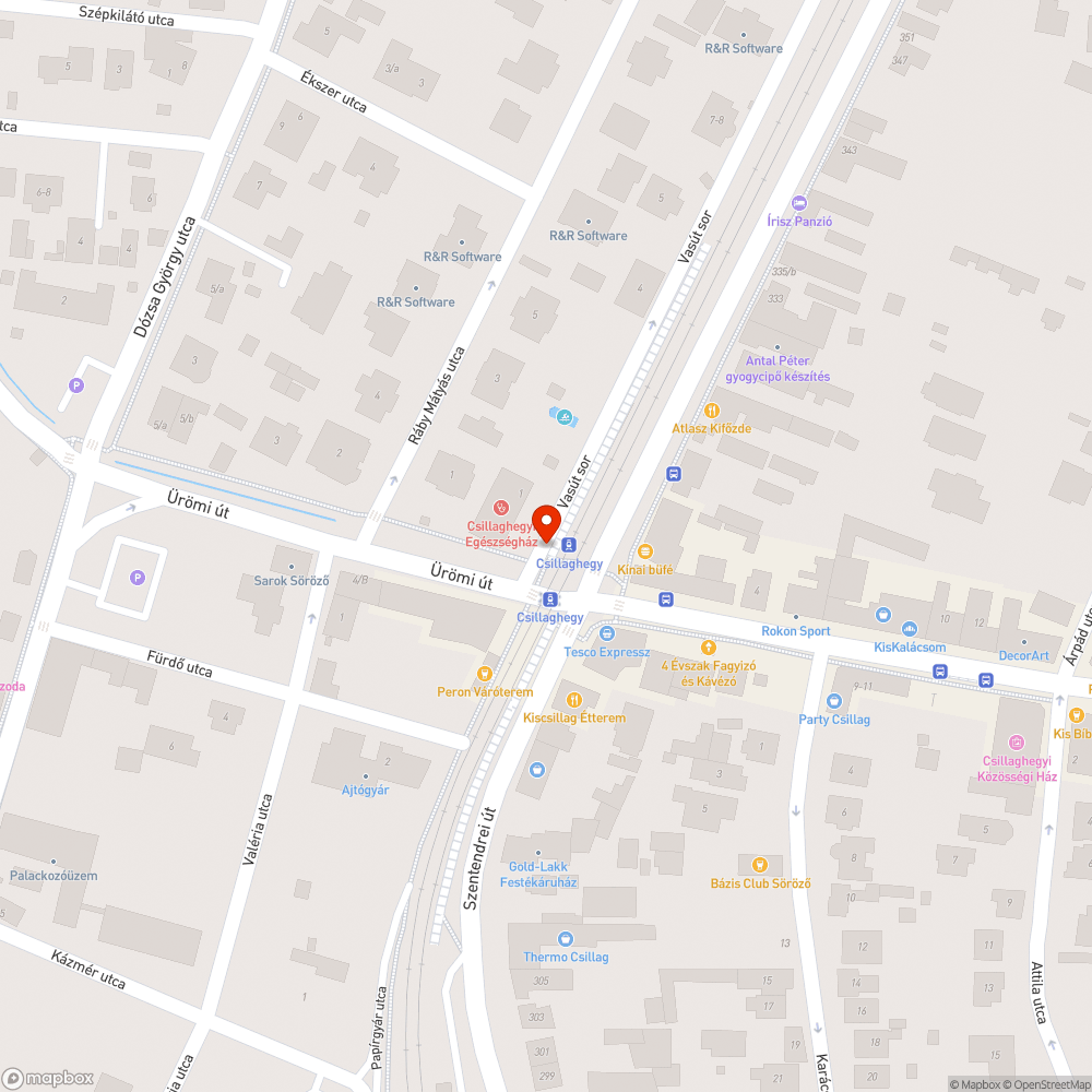 Kopott andráskereszt bejelentés helye