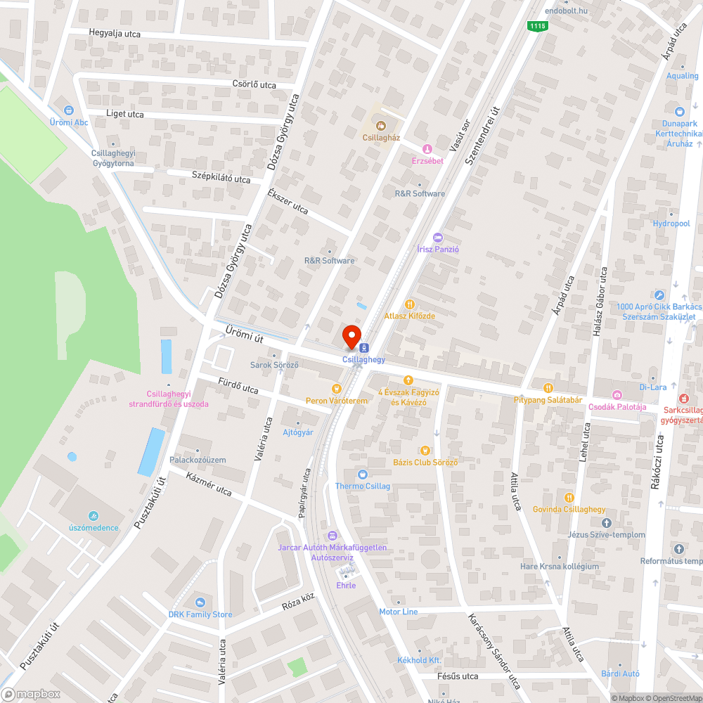 Hiányzó fényterelő bejelentés helye