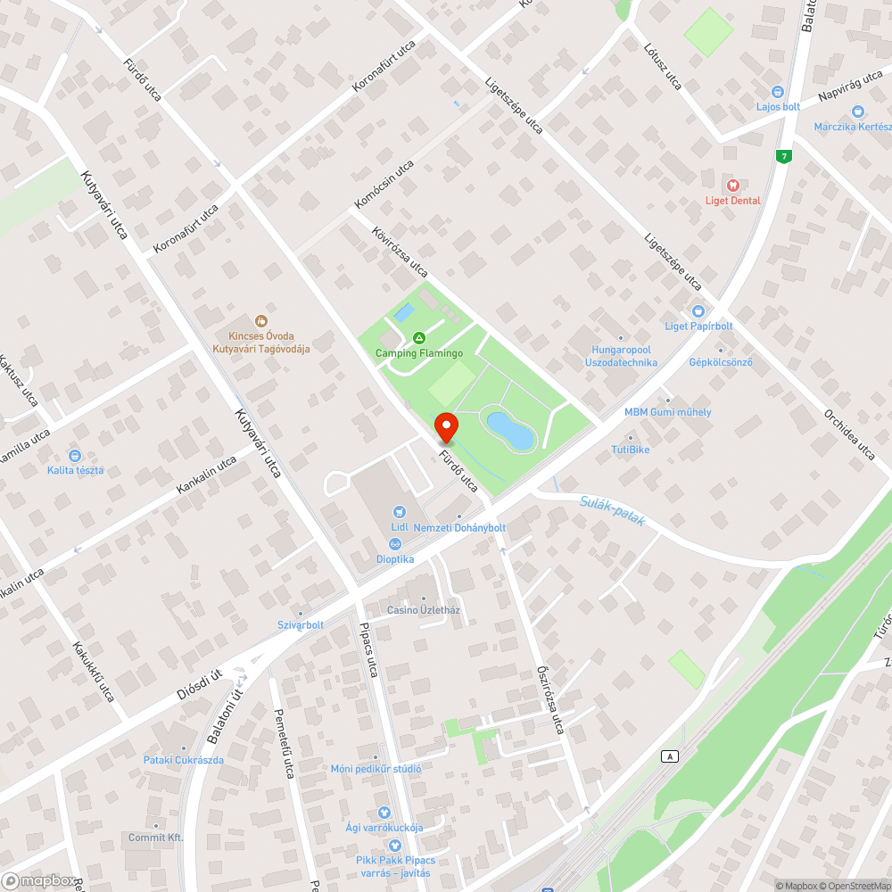 Autó bejelentés helye