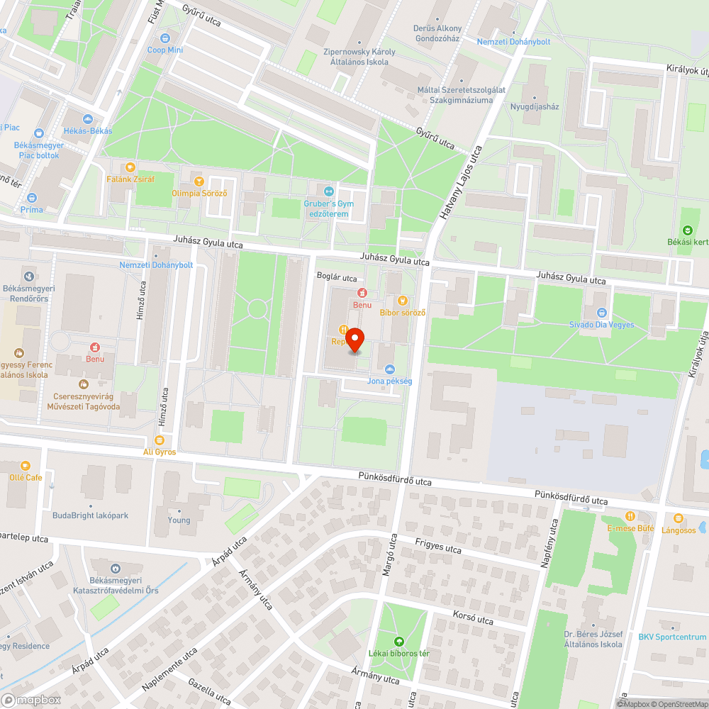 Rozsdásodnak bejelentés helye