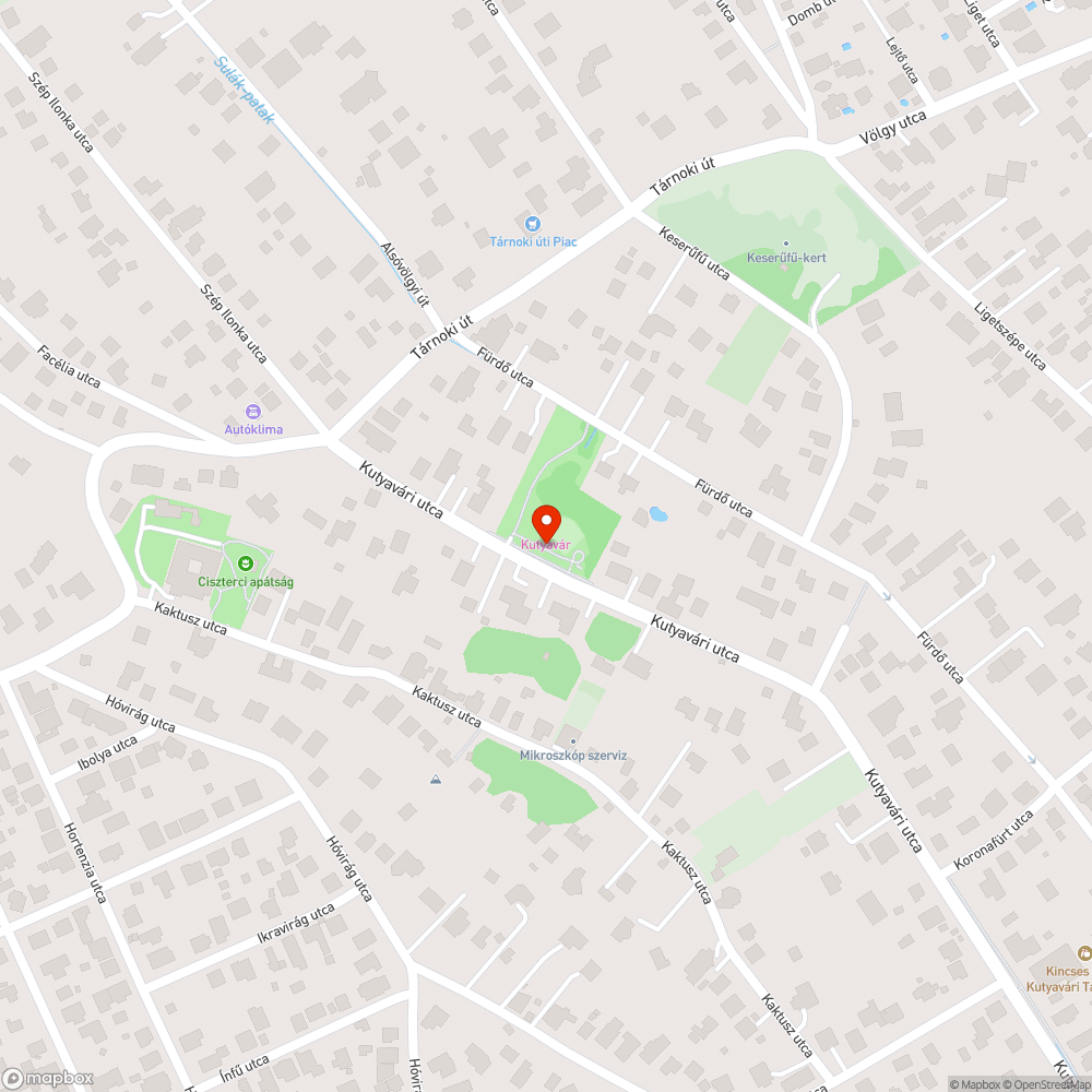 Elhanyagolt pad bejelentés helye