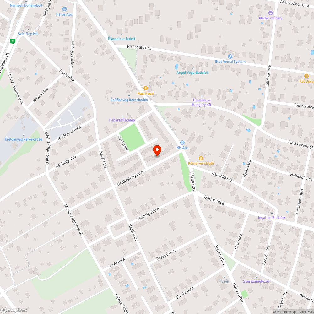 Úthibák bejelentés helye