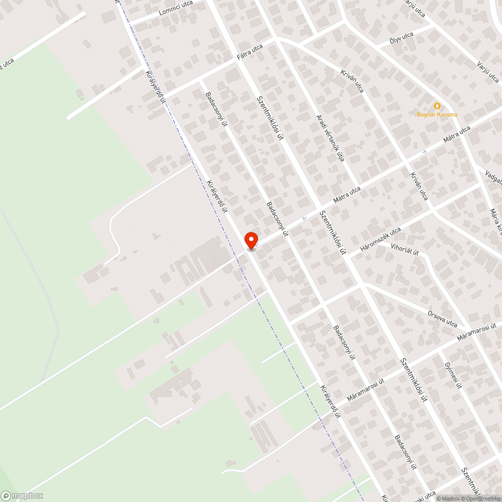 Mátra utca bejelentés helye