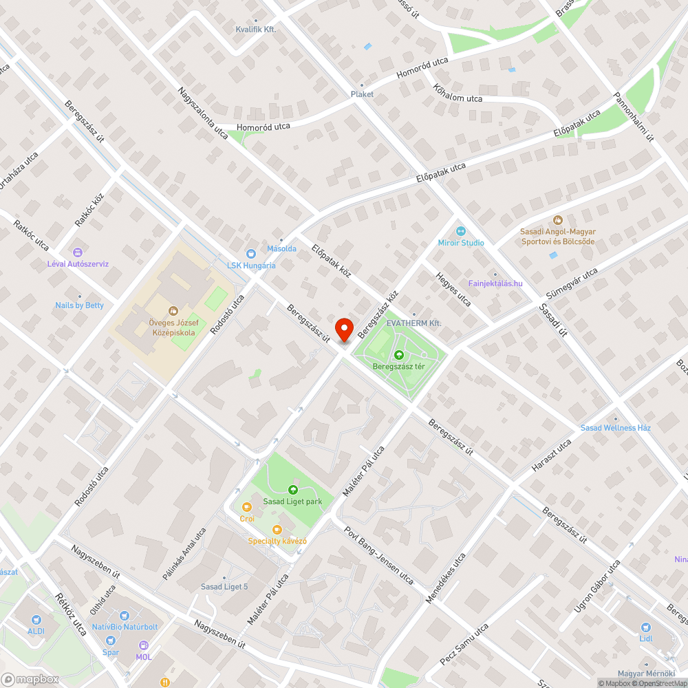 Tönkrement járda, Beregszász út bejelentés helye