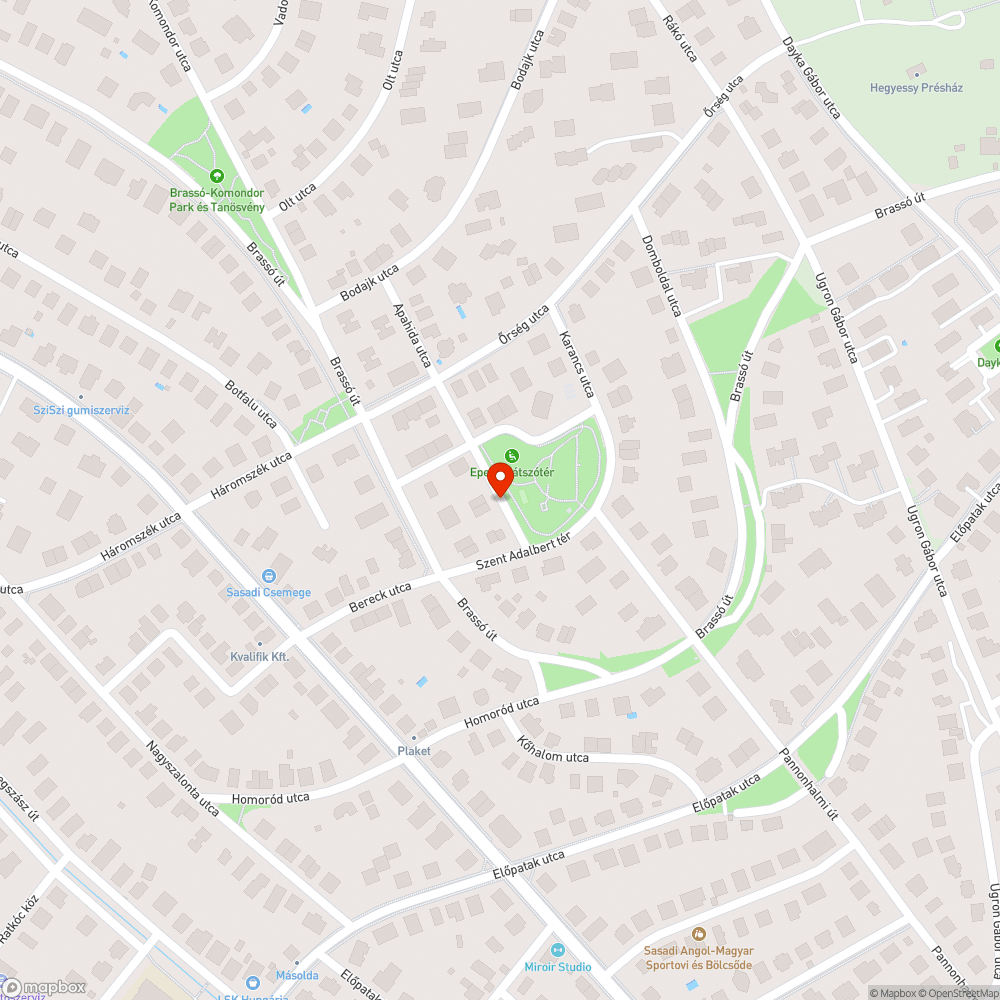 Kint felejtett táblák az Apahida utcában bejelentés helye