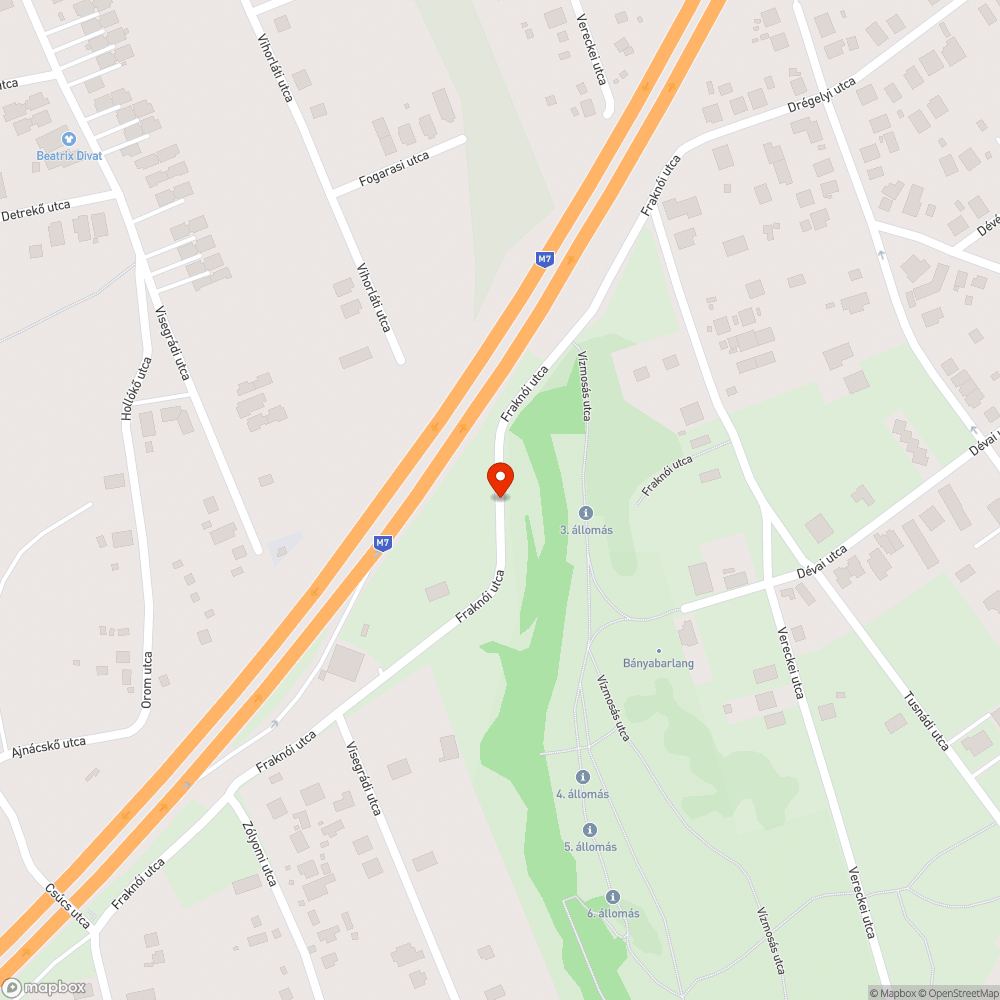 Illegális szemétlerakás bejelentés helye