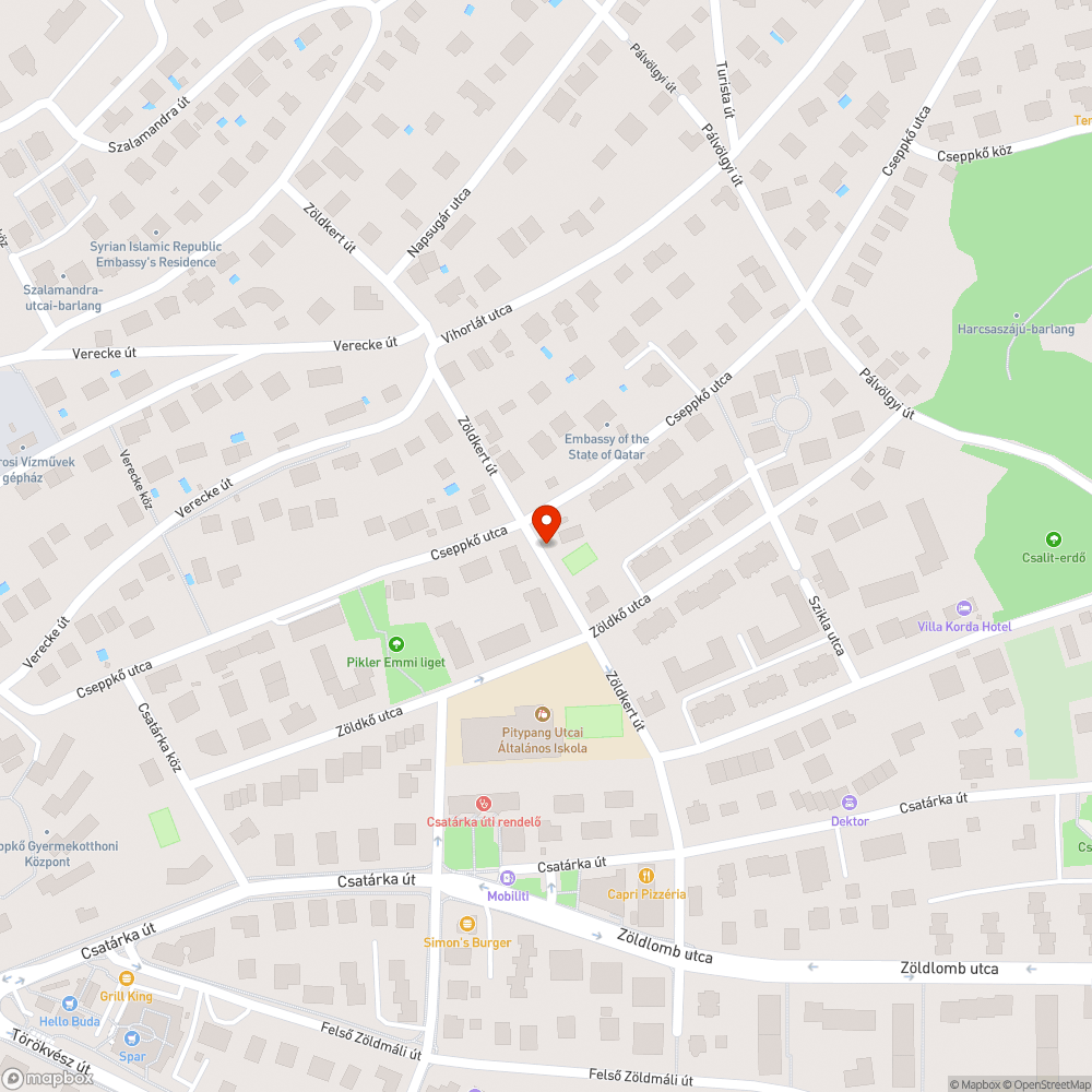 Törött játszótéri hinta bejelentés helye