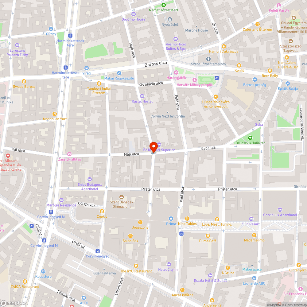 Fertő a Corvin-negyedben bejelentés helye