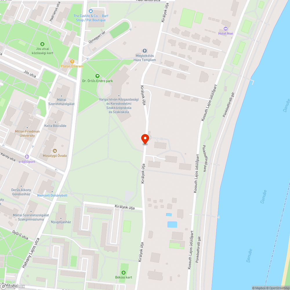 Kátyú bejelentés helye