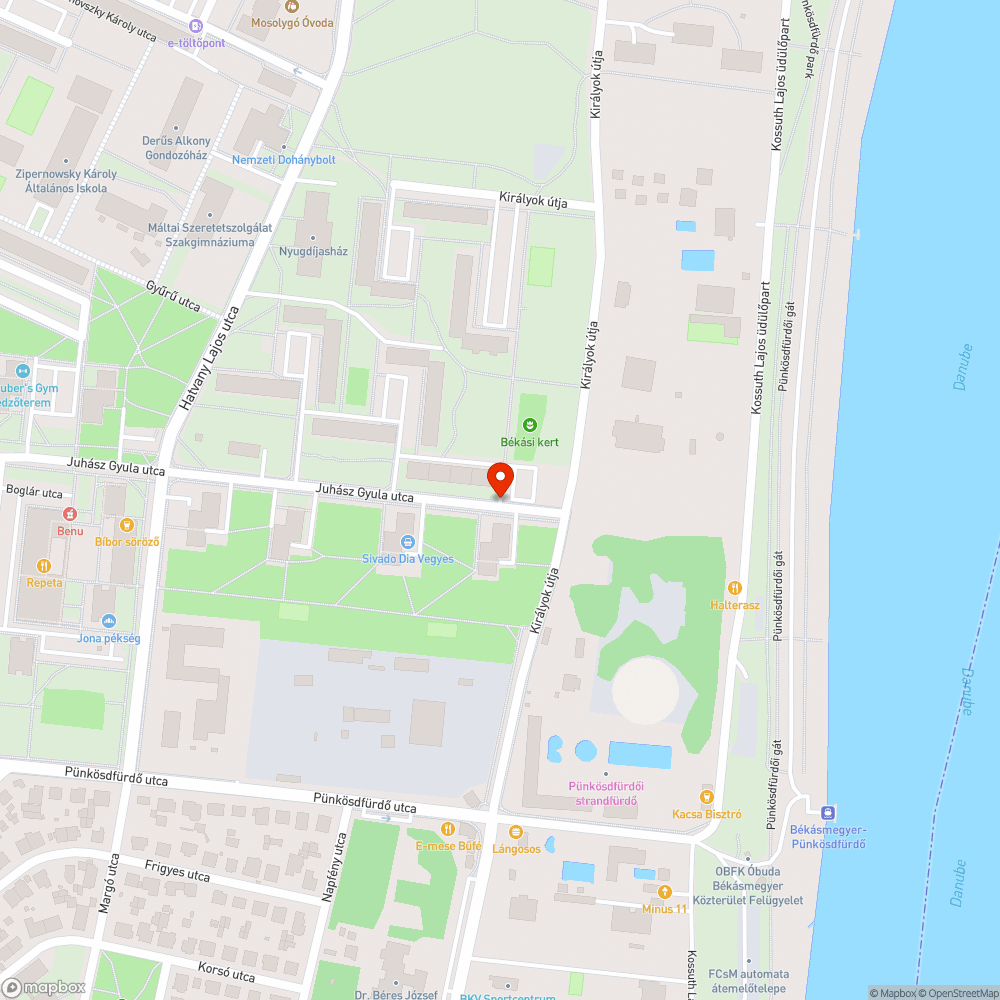 Beszakadó csatonafedél bejelentés helye