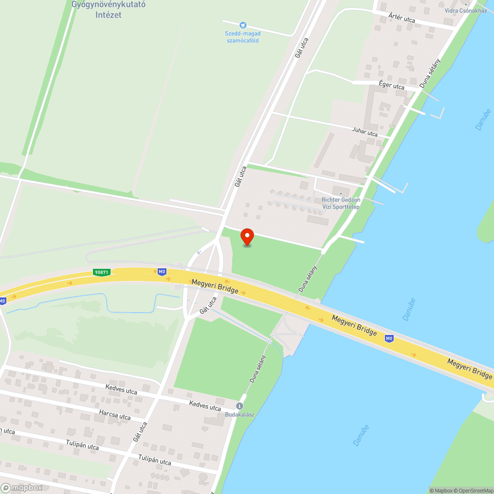 Graffitis híd bejelentés helye