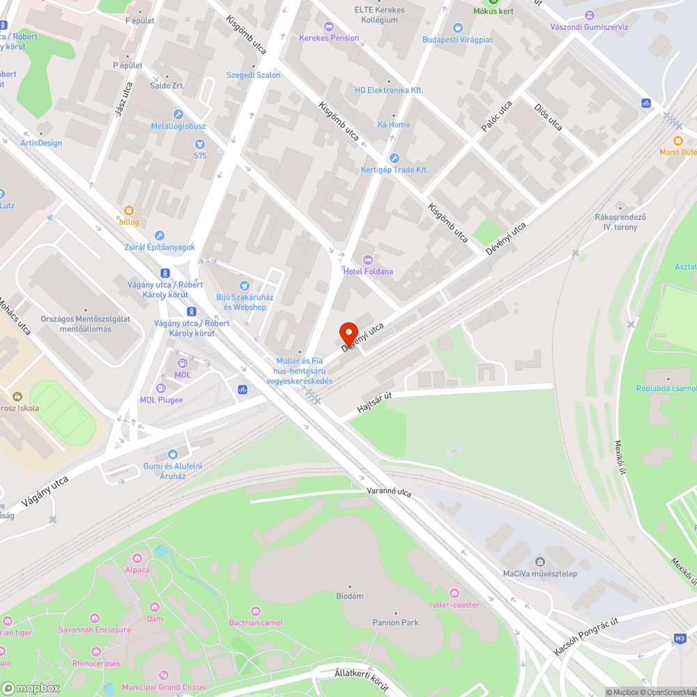 Továbbra is üres fahely bejelentés helye