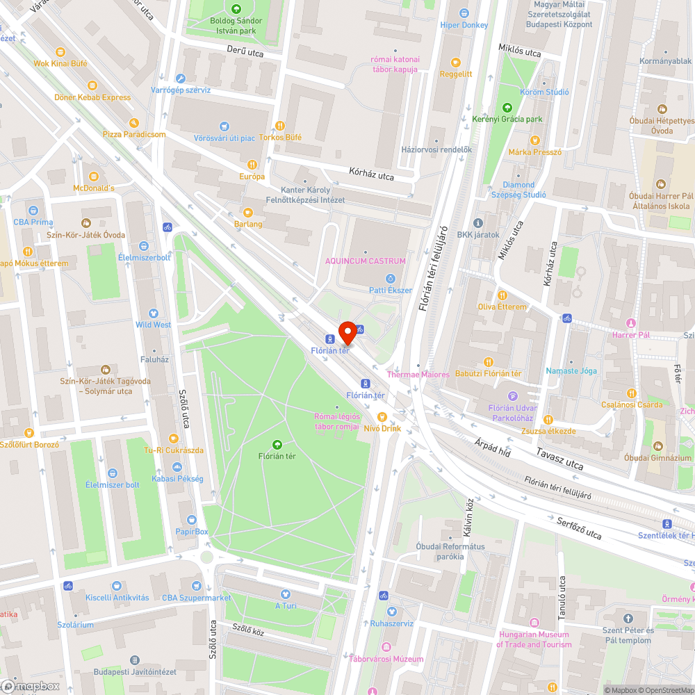 Graffiti bejelentés helye