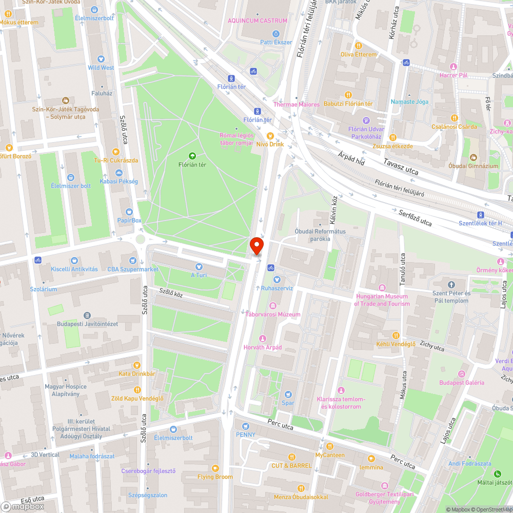 Graffti bejelentés helye